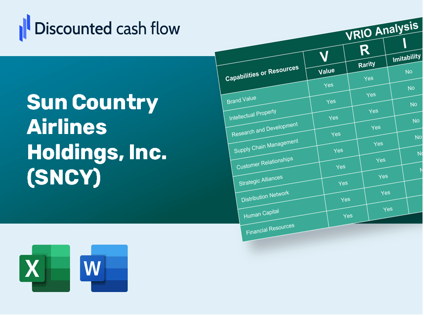 Sun Country Airlines Holdings, Inc. (SNCY): VRIO Analysis [10-2024 Updated]