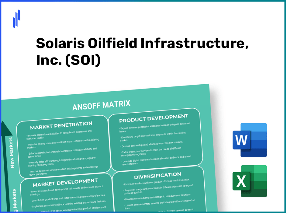 Solaris Oilfield Infrastructure, Inc. (SOI)Ansoff Matrix