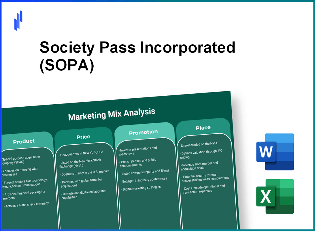 Marketing Mix Analysis of Society Pass Incorporated (SOPA)