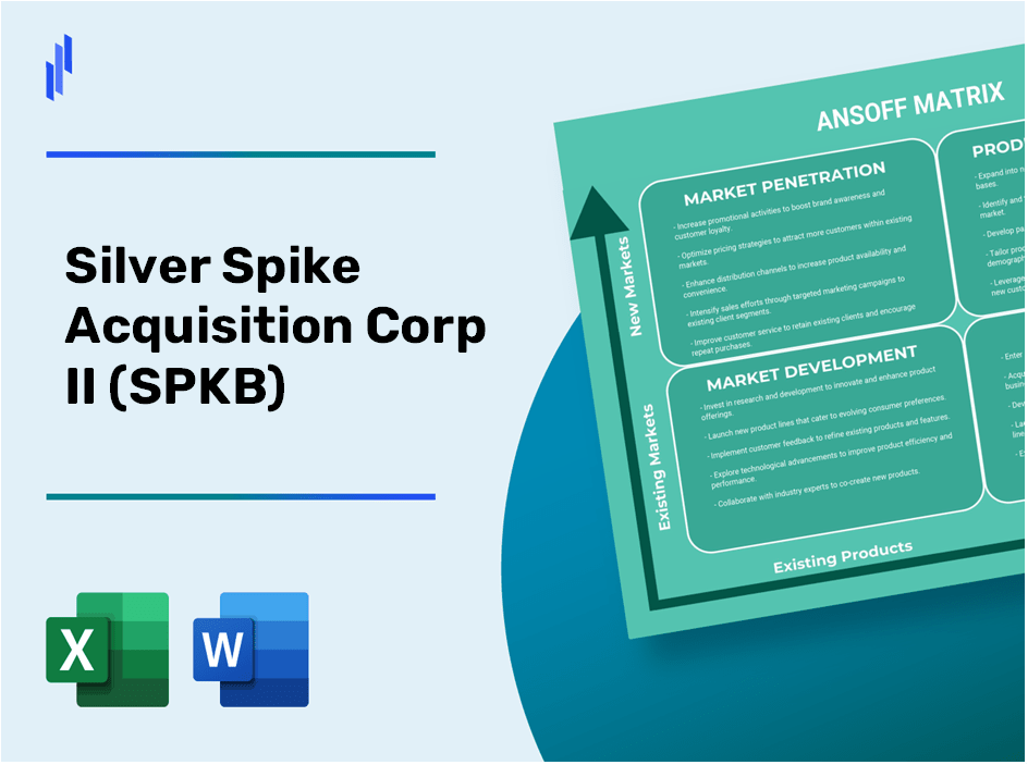 Silver Spike Acquisition Corp II (SPKB)Ansoff Matrix