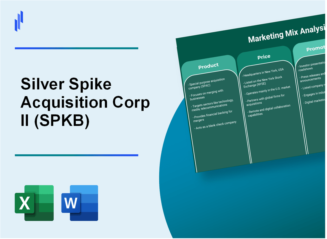 Marketing Mix Analysis of Silver Spike Acquisition Corp II (SPKB)