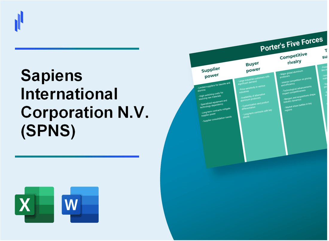 What are the Porter’s Five Forces of Sapiens International Corporation N.V. (SPNS)?