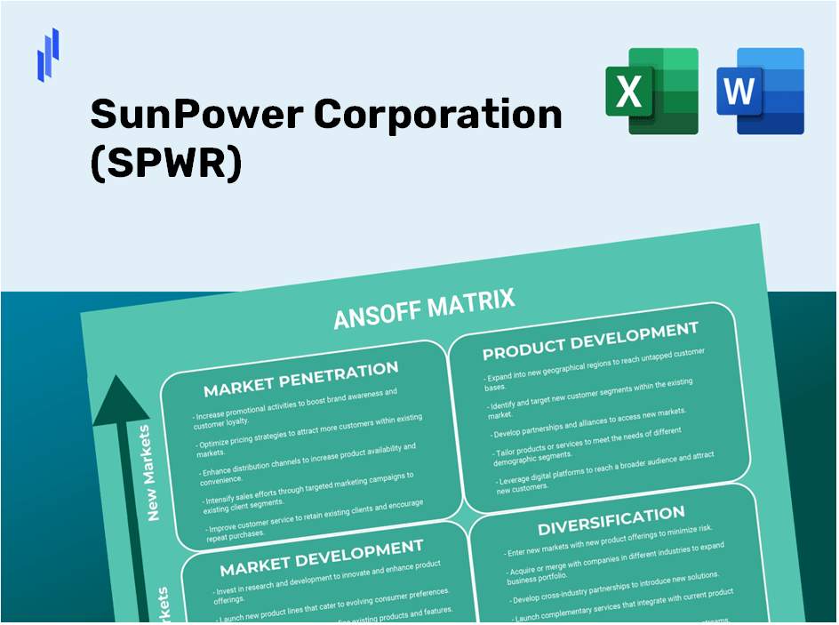 SunPower Corporation (SPWR)Ansoff Matrix