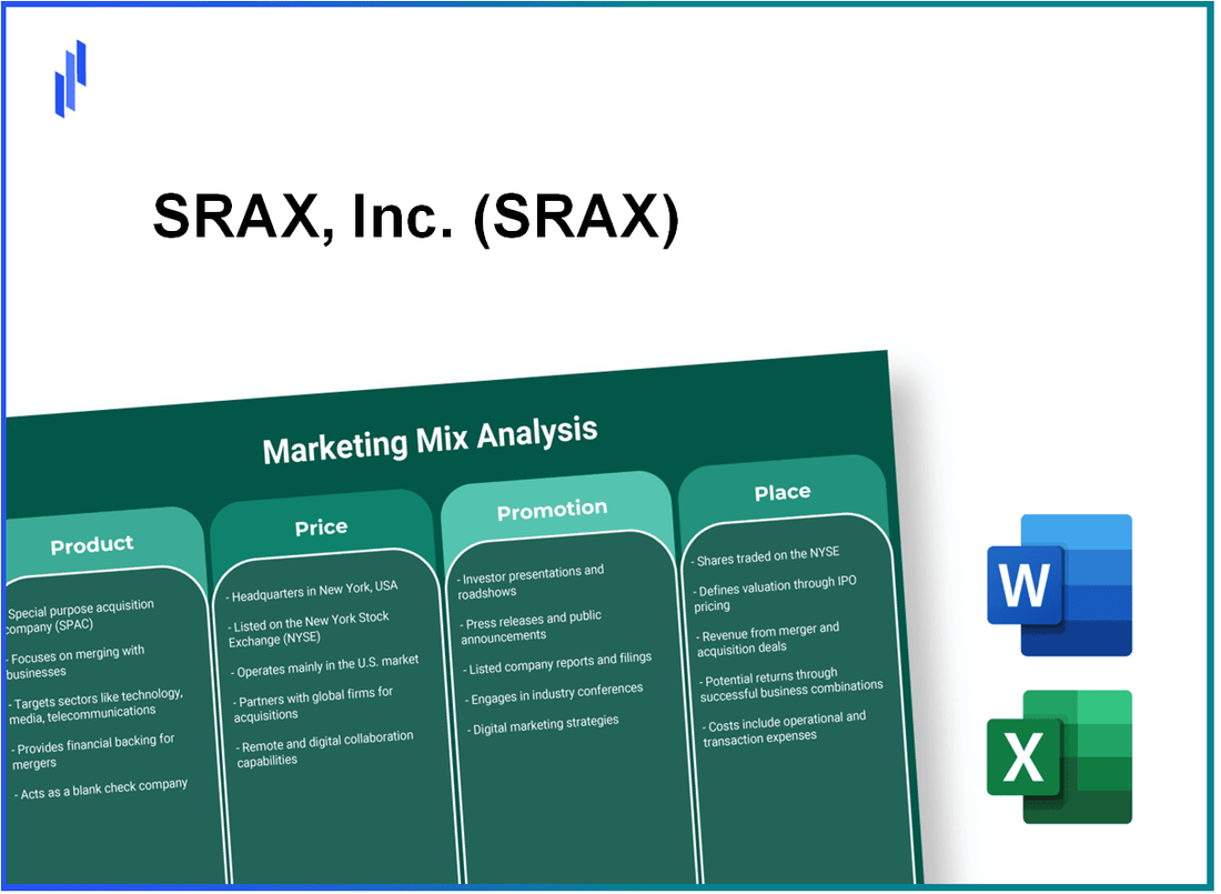 Marketing Mix Analysis of SRAX, Inc. (SRAX)