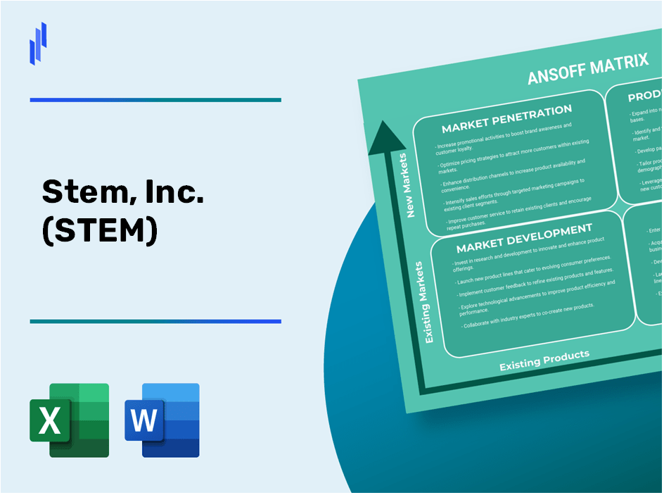 Stem, Inc. (STEM)Ansoff Matrix