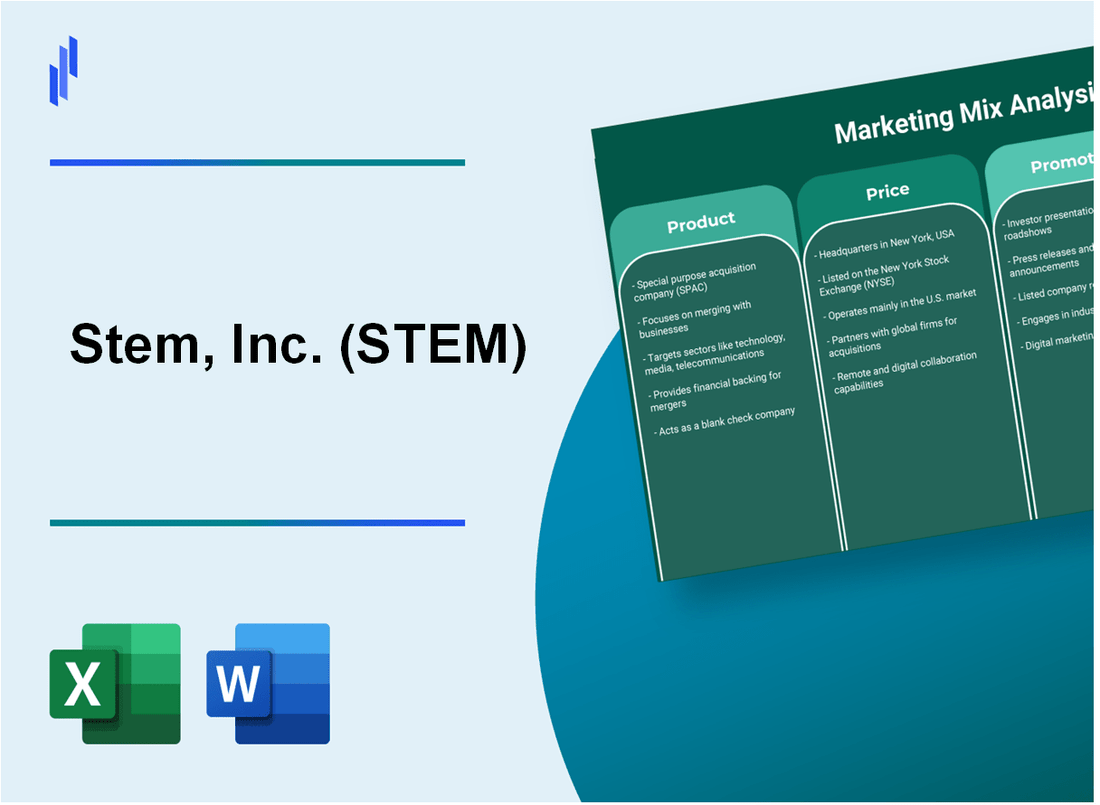 Marketing Mix Analysis of Stem, Inc. (STEM)