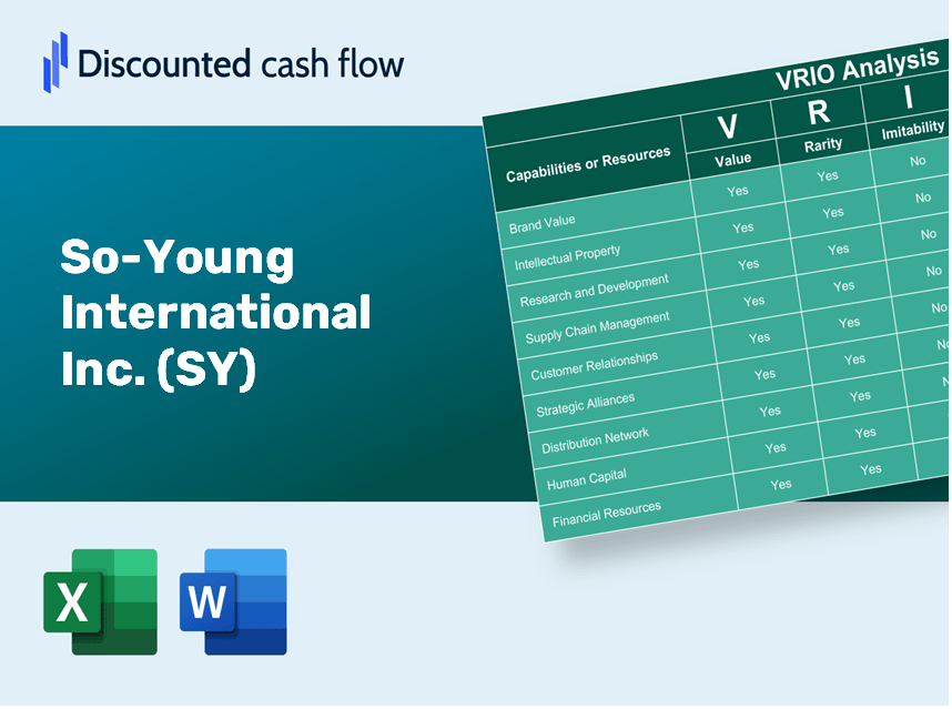 So-Young International Inc. (SY): VRIO Analysis [10-2024 Updated]