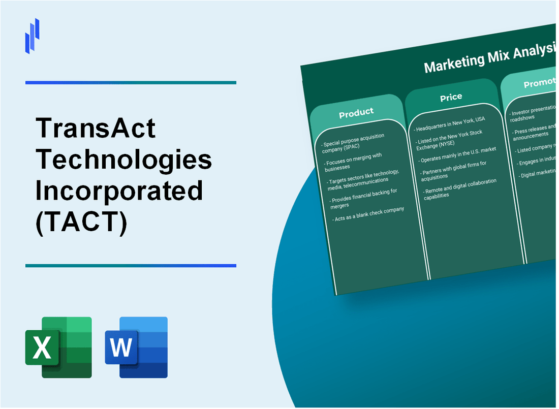 Marketing Mix Analysis of TransAct Technologies Incorporated (TACT)