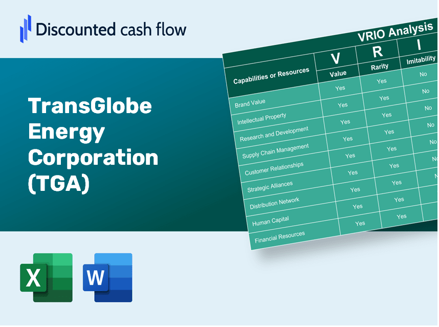 TransGlobe Energy Corporation (TGA): VRIO Analysis [10-2024 Updated]