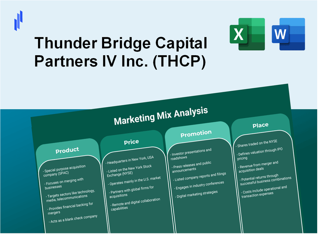 Marketing Mix Analysis of Thunder Bridge Capital Partners IV Inc. (THCP)