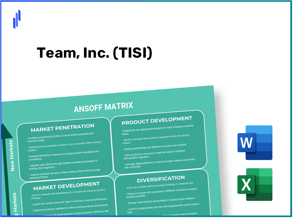 Team, Inc. (TISI)Ansoff Matrix