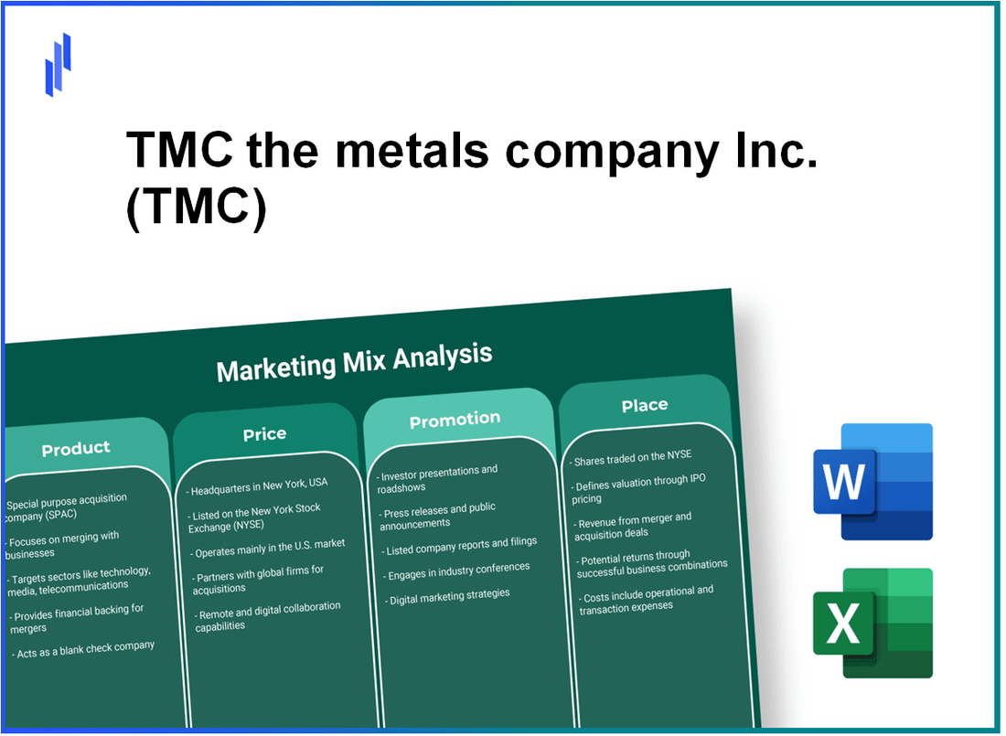 Marketing Mix Analysis of TMC the metals company Inc. (TMC)