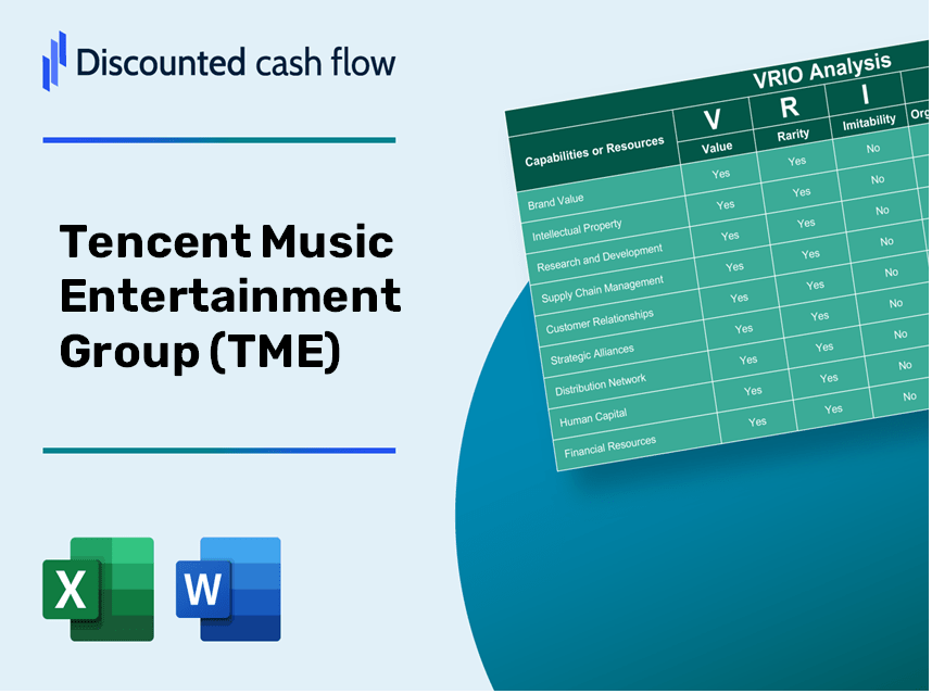 Tencent Music Entertainment Group (TME): VRIO Analysis [10-2024 Updated]