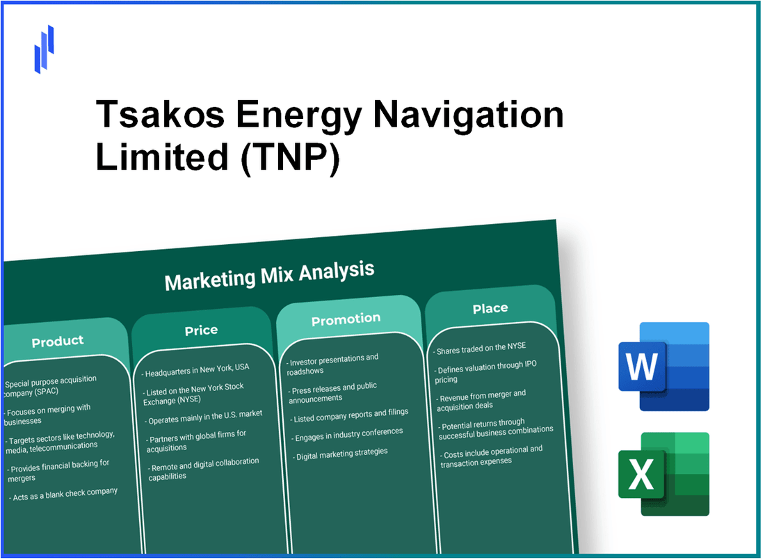 Marketing Mix Analysis of Tsakos Energy Navigation Limited (TNP)