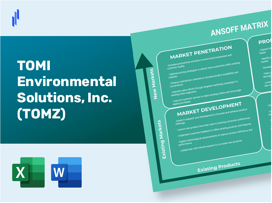 TOMI Environmental Solutions, Inc. (TOMZ)Ansoff Matrix