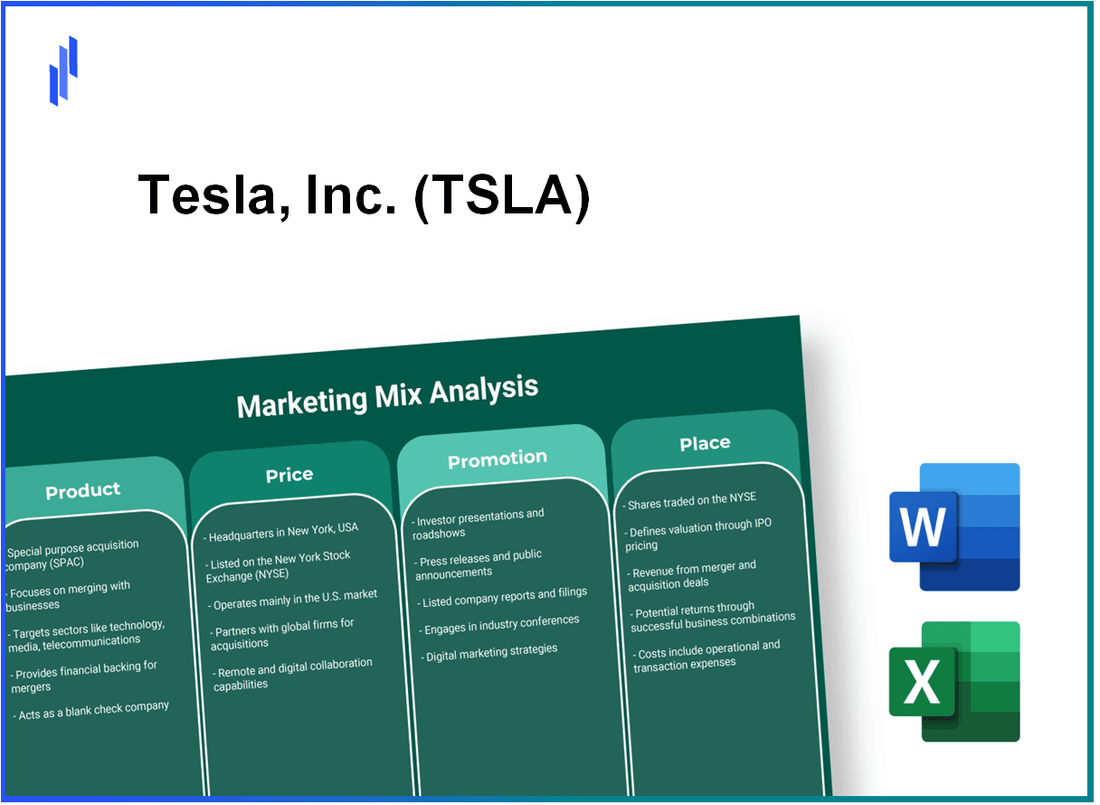 Marketing Mix Analysis of Tesla, Inc. (TSLA)