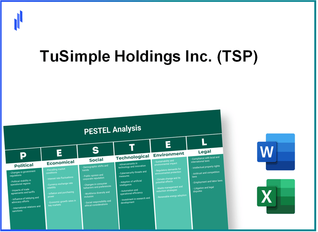 PESTEL Analysis of TuSimple Holdings Inc. (TSP)