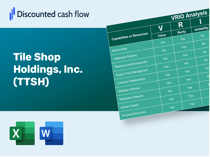 Tile Shop Holdings, Inc. (TTSH): VRIO Analysis [10-2024 Updated]