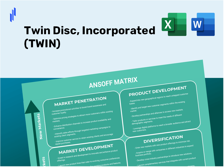 Twin Disc, Incorporated (TWIN)Ansoff Matrix