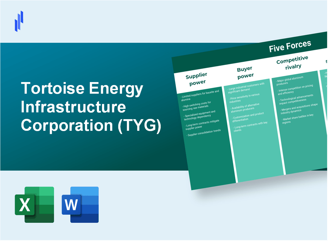 What are the Porter’s Five Forces of Tortoise Energy Infrastructure Corporation (TYG)?