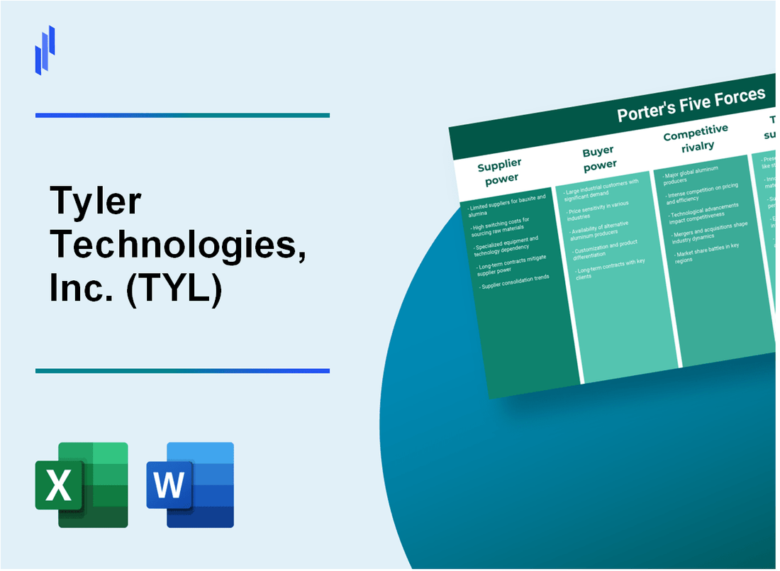 What are the Porter's Five Forces of Tyler Technologies, Inc. (TYL)?