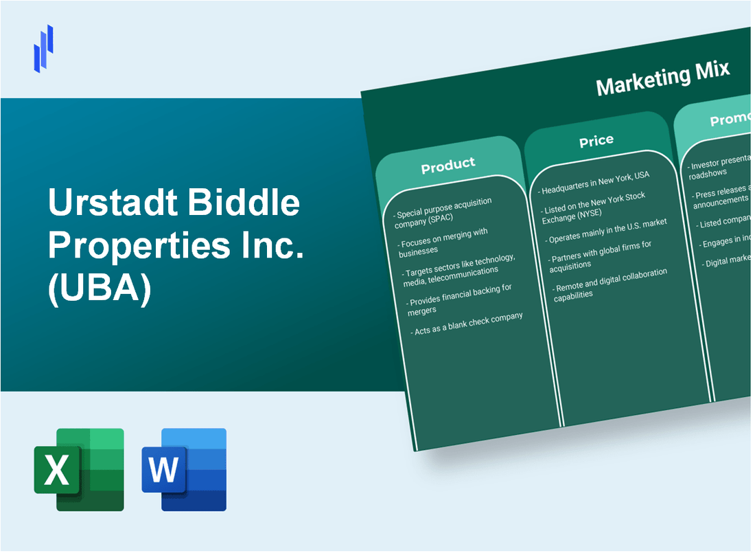 Marketing Mix Analysis of Urstadt Biddle Properties Inc. (UBA)