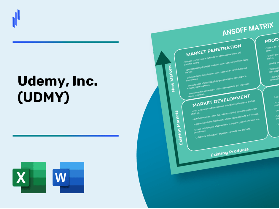 Udemy, Inc. (UDMY)Ansoff Matrix