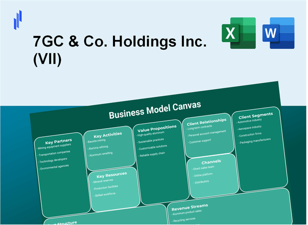 7GC & Co. Holdings Inc. (VII): Business Model Canvas