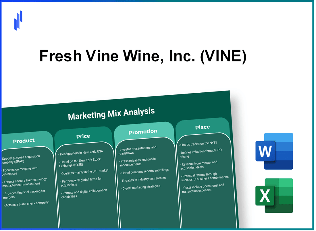 Marketing Mix Analysis of Fresh Vine Wine, Inc. (VINE)