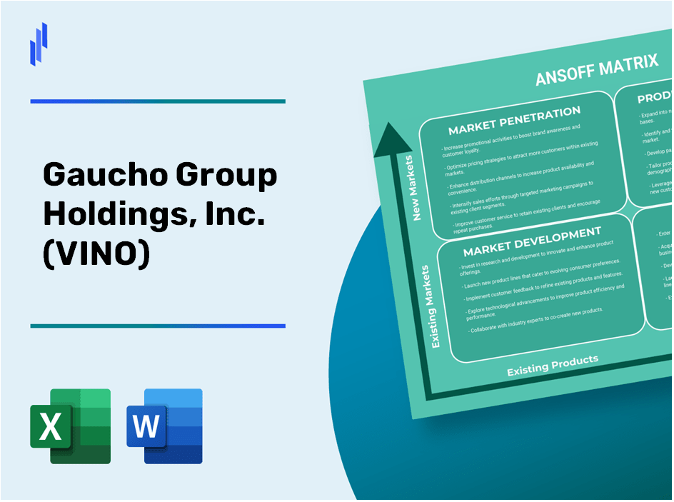 Gaucho Group Holdings, Inc. (VINO)Ansoff Matrix