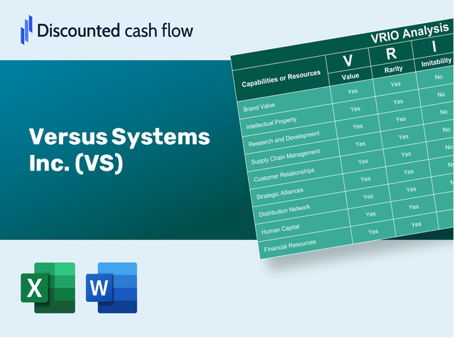 Versus Systems Inc. (VS): VRIO Analysis [10-2024 Updated] – Dcf-fm