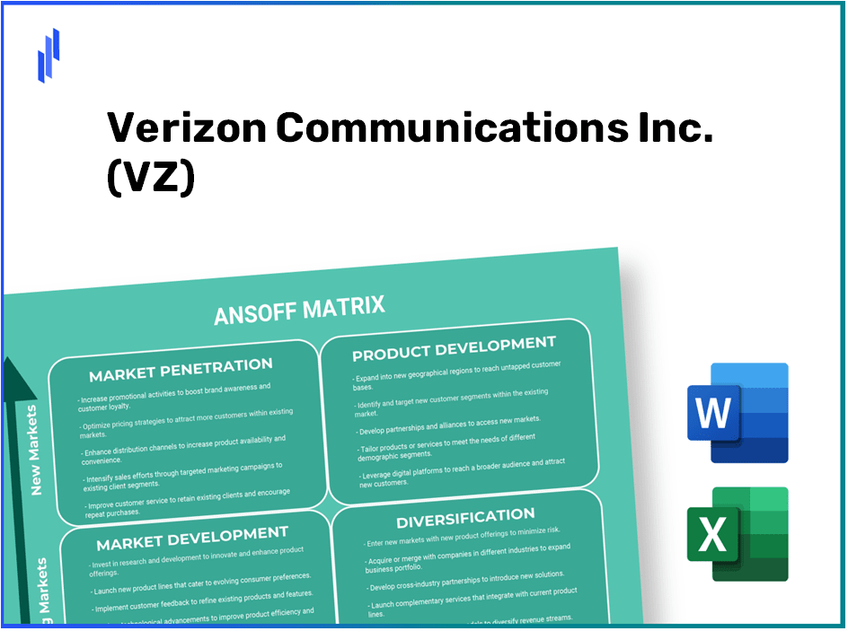 Verizon Communications Inc. (VZ)Ansoff Matrix