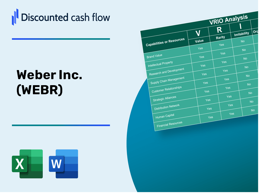 Weber Inc. (WEBR): VRIO Analysis [10-2024 Updated]