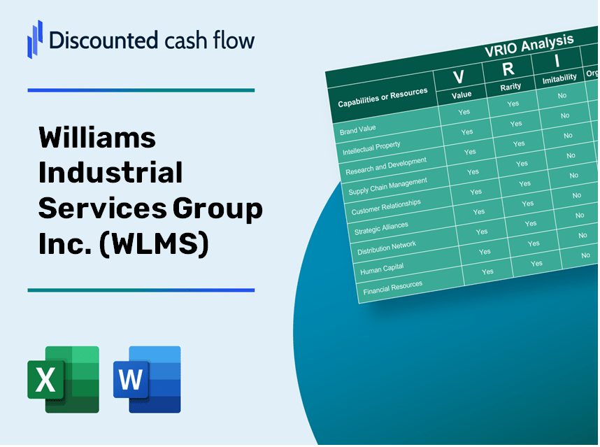 Williams Industrial Services Group Inc. (WLMS): VRIO Analysis [10-2024 Updated]