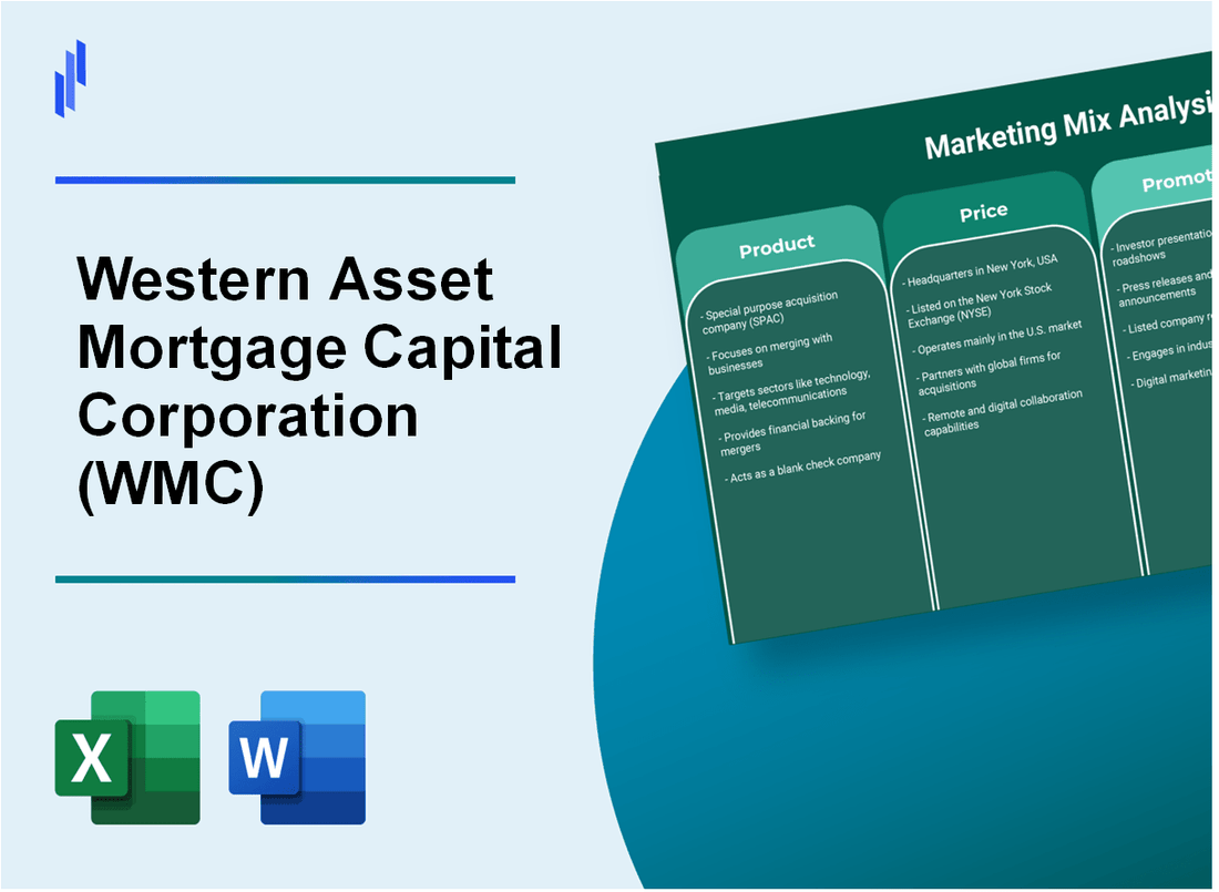 Marketing Mix Analysis of Western Asset Mortgage Capital Corporation (WMC)