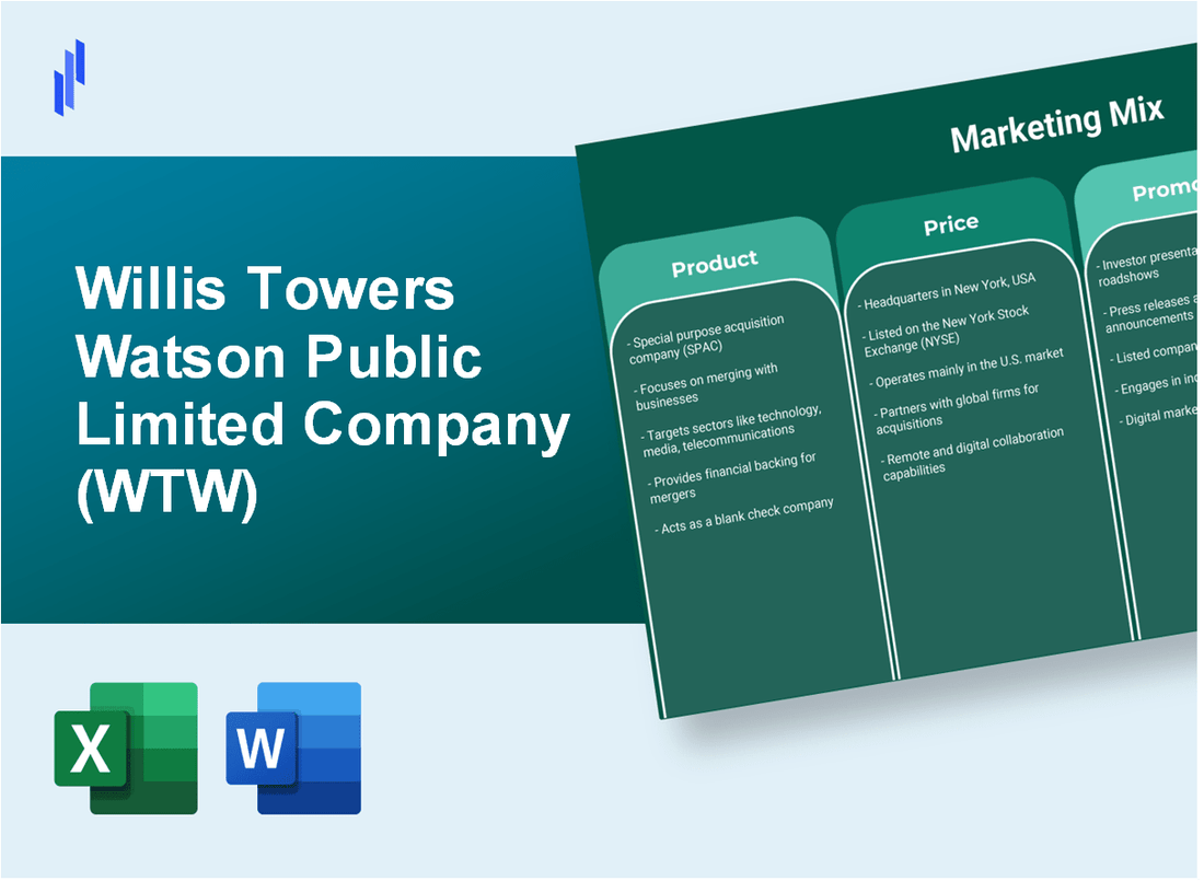 Marketing Mix Analysis of Willis Towers Watson Public Limited Company (WTW)