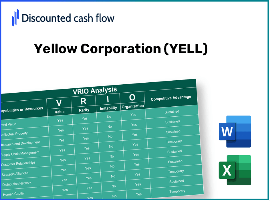 Yellow Corporation (YELL): VRIO Analysis [10-2024 Updated]