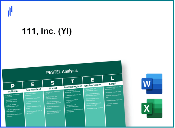 PESTEL Analysis of 111, Inc. (YI)