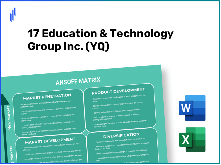 17 Education & Technology Group Inc. (YQ)Ansoff Matrix