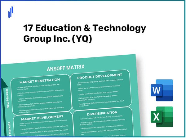 17 Education & Technology Group Inc. (YQ)Ansoff Matrix