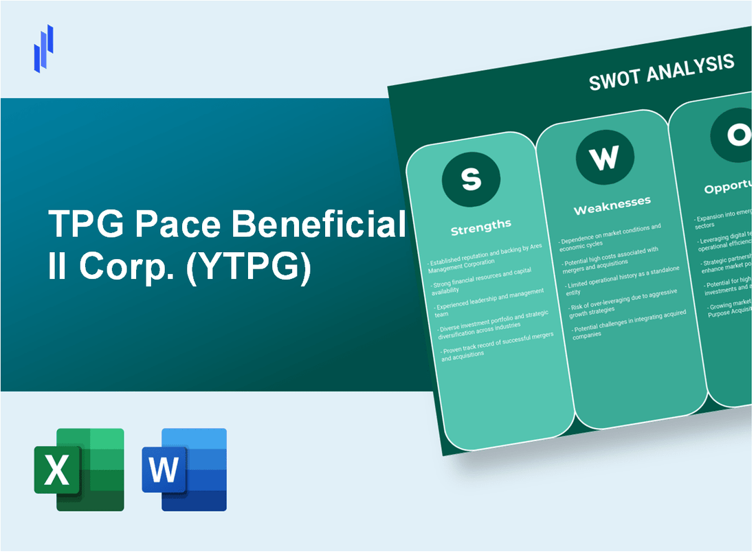 TPG Pace Beneficial II Corp. (YTPG) SWOT Analysis