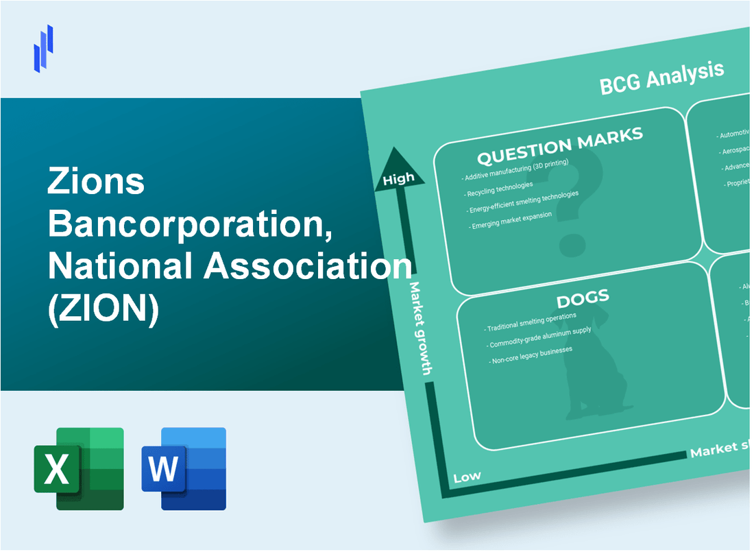 Zions Bancorporation, National Association (ZION) BCG Matrix Analysis