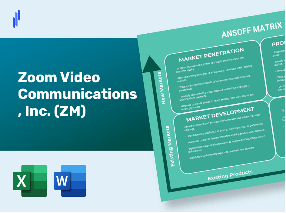 Zoom Video Communications, Inc. (ZM)Ansoff Matrix