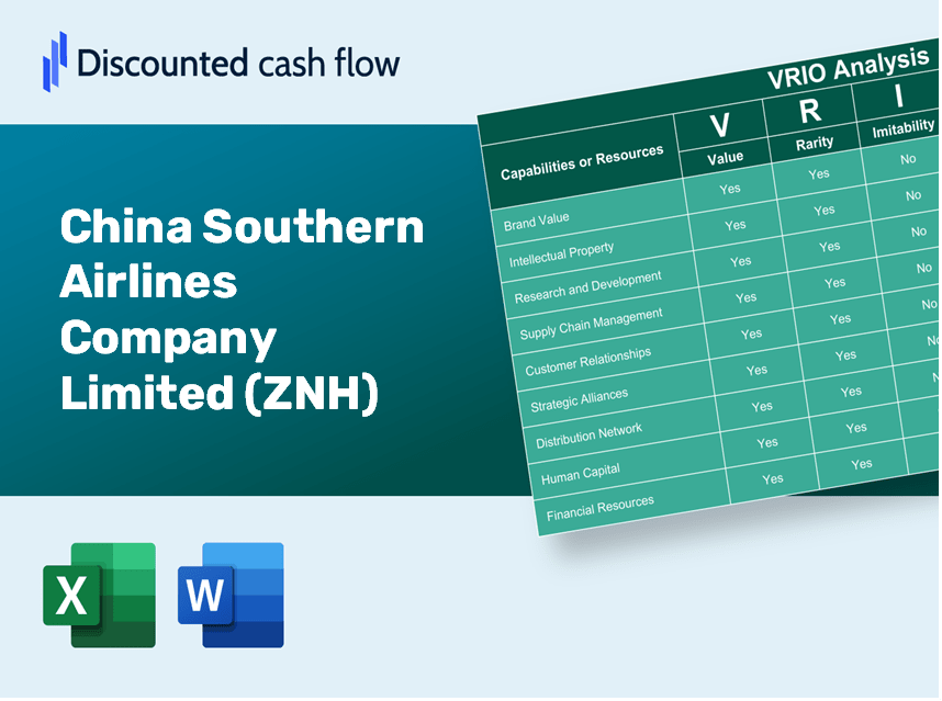 China Southern Airlines Company Limited (ZNH): VRIO Analysis [10-2024 Updated]